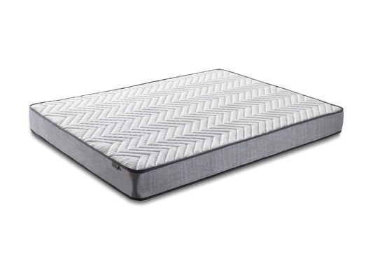 Madrac, Bijela boja Sivo, Silver 200x200 cm Double Size Firm Mattress
