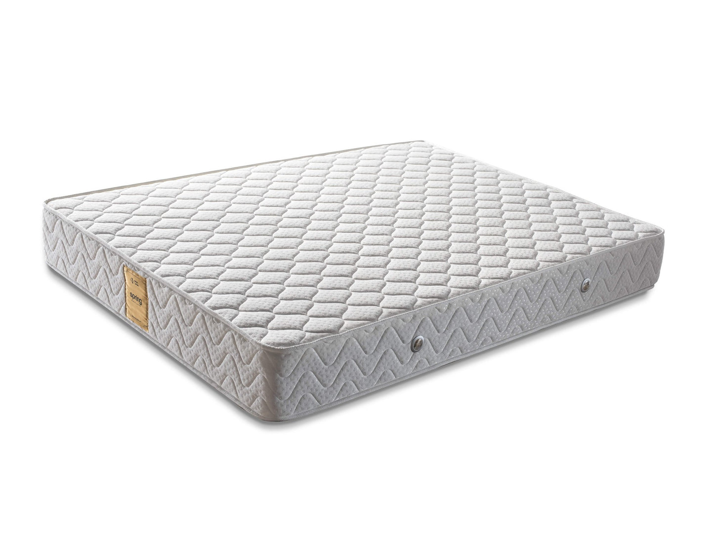 Madrac, Bijela boja, Spring 160x200 cm Double SizeMemory Foam andSpring Mattress