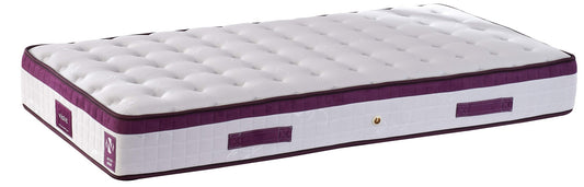 Madrac, Bijela boja Ljubičasta, Violet 90x200 cm Single Size Middle Firm Mattress
