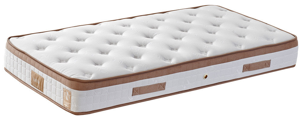 Jednostruki madrac, baza i uzglavlje, Svijetlo smeđa, Latte - Light Brown (80 x 180)