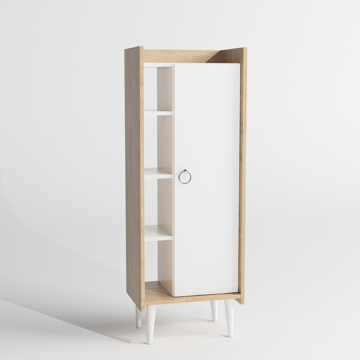 Komoda s više namjena, Lagomood Ruby - Oak, White