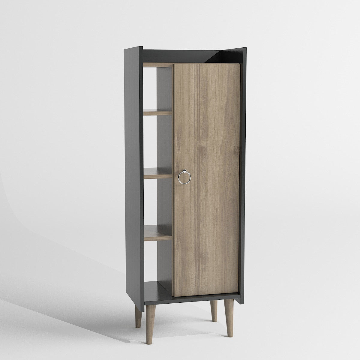 Komoda s više namjena, Lagomood Ruby - Walnut, Anthracite