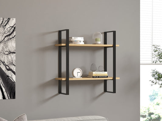 Zidna polica, Buba - Sapphire Oak, Black