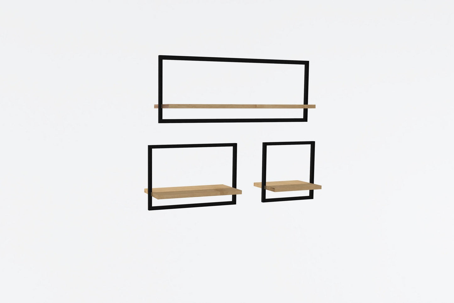 Zidna polica, Yeso - Sapphire Oak