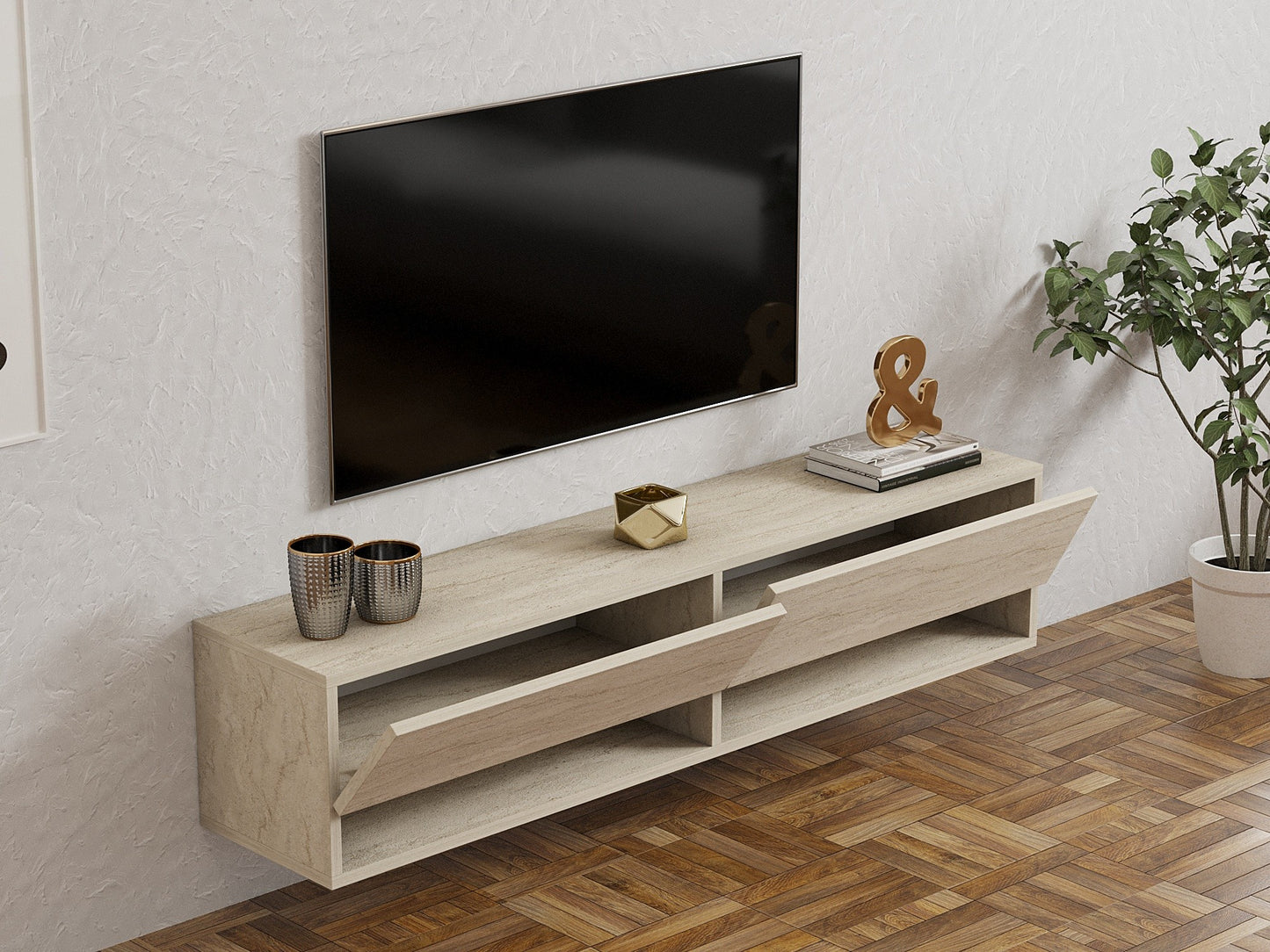 TV jedinica ARGES, boja Travertine