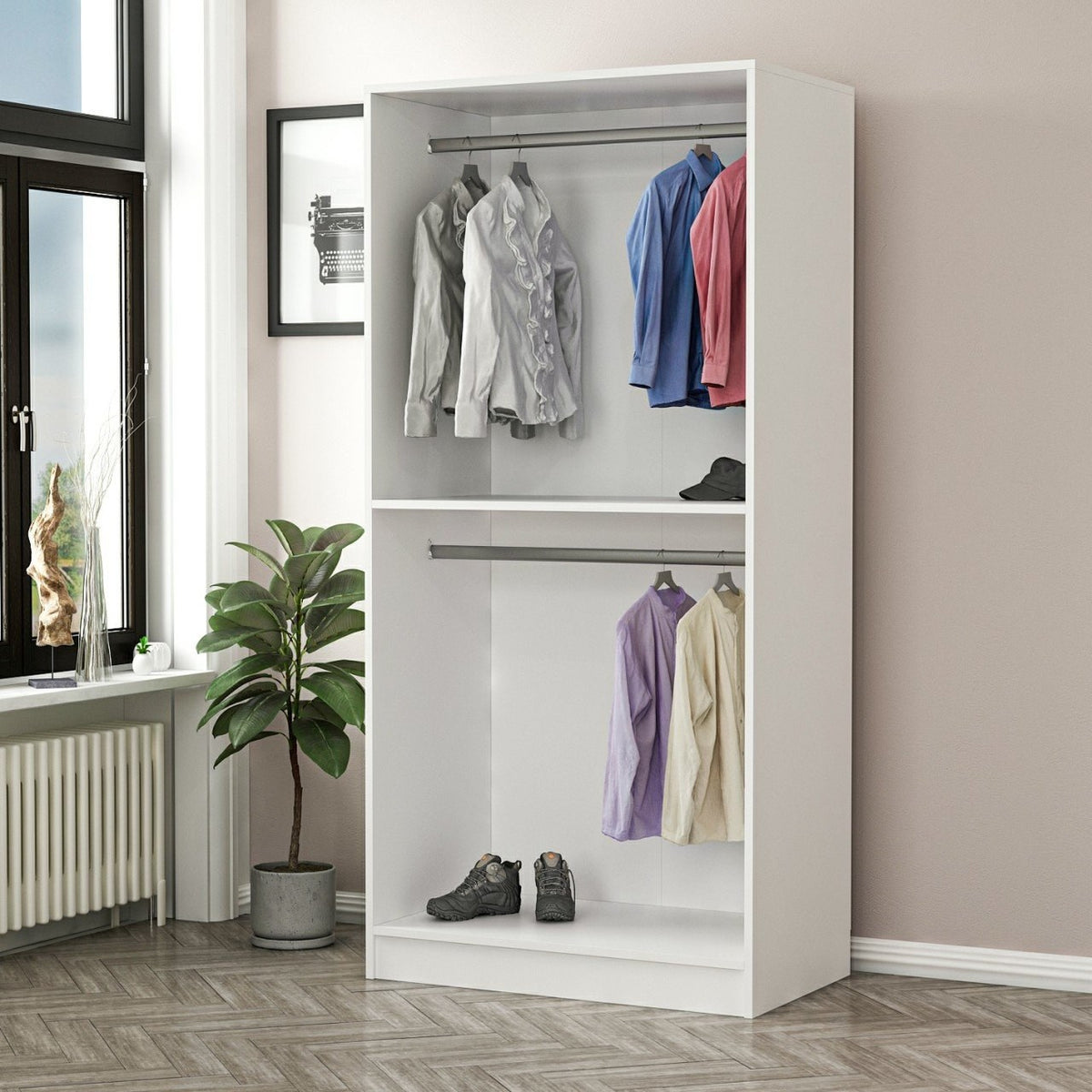 Garderoba, Kale Glass Black - 210