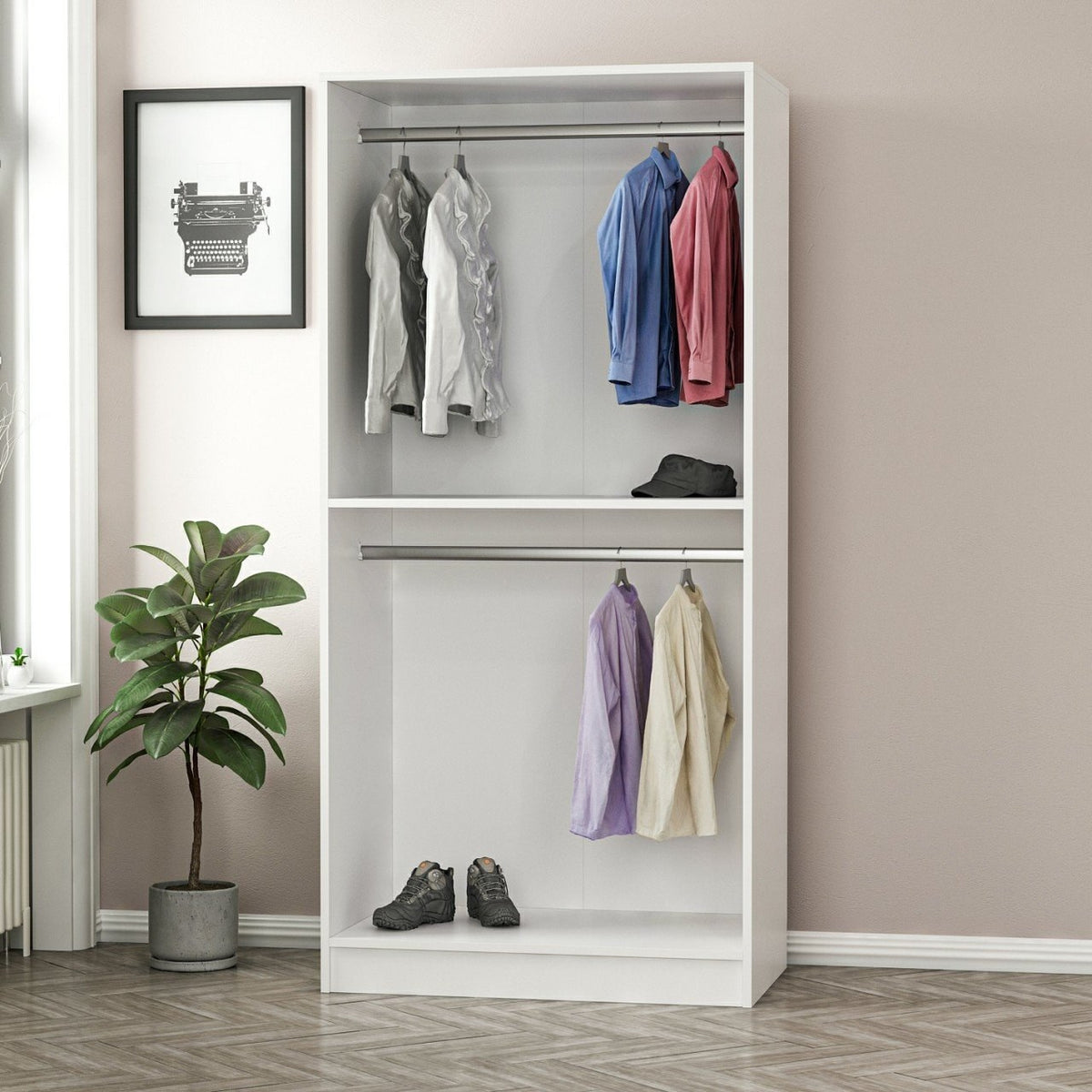Garderoba, Kale Glass Black - 210