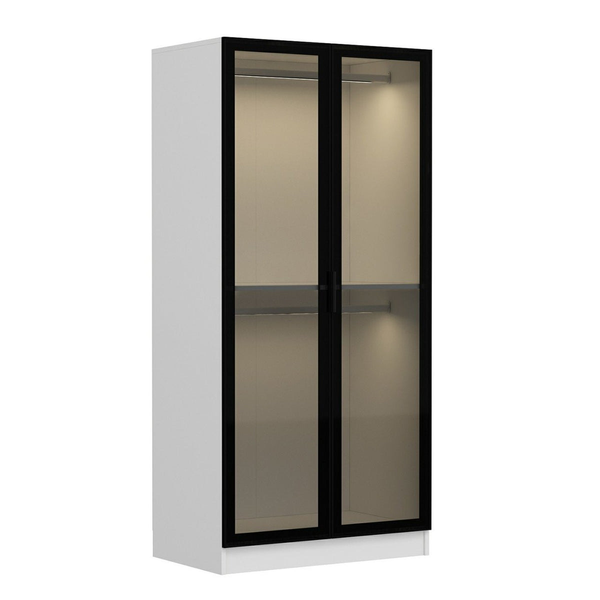 Garderoba, Kale Glass Black - 210