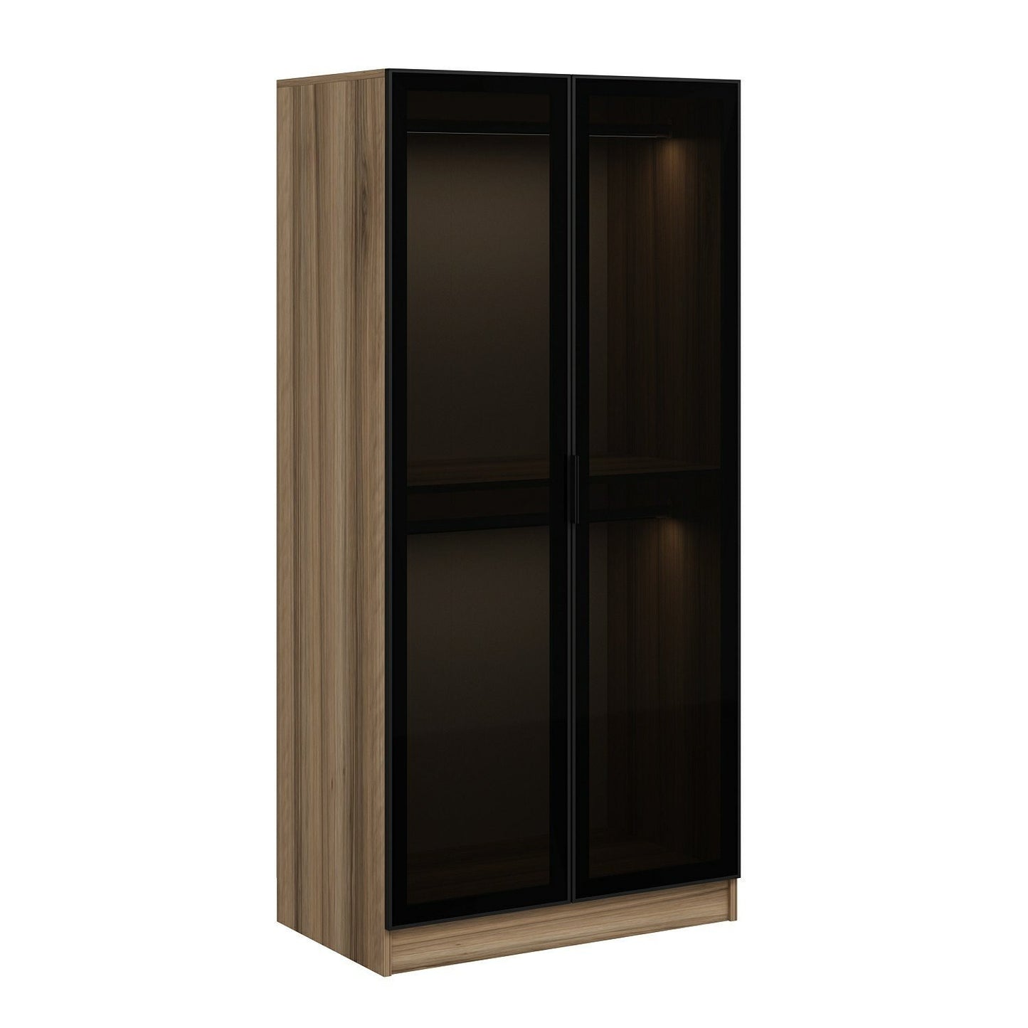 Garderoba, Kale Glass Dark Grey1 - 210