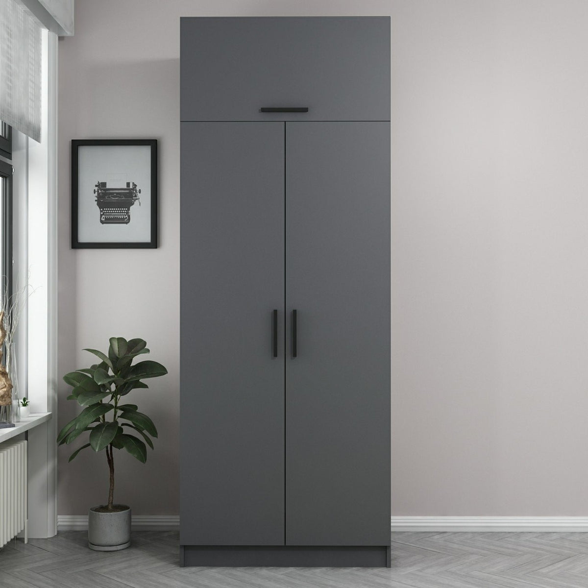 Garderoba, Kale Anthracite - 2230