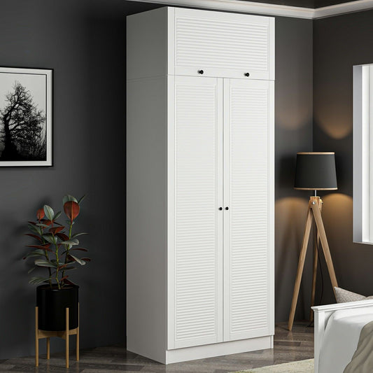 Garderoba, Kale White - 2241