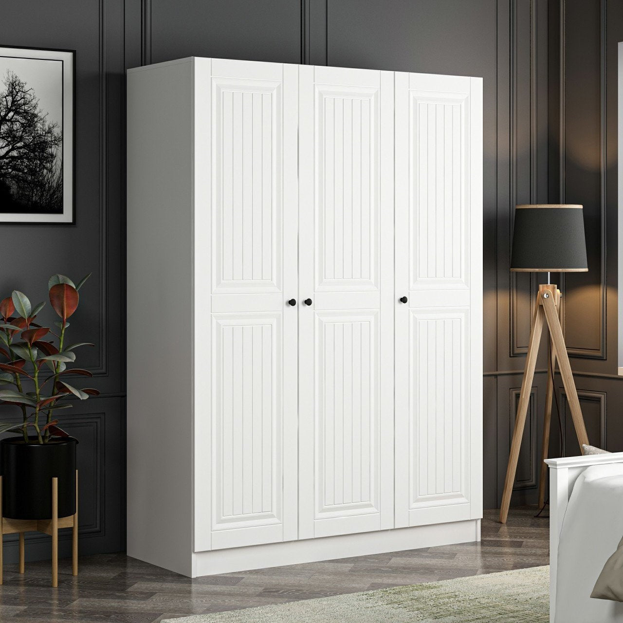 Garderoba, Kale White - 2257