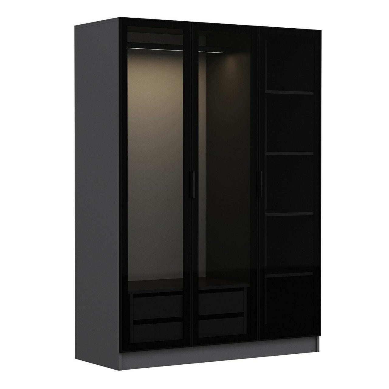 Garderoba, Kale Anthracite Black - 2272