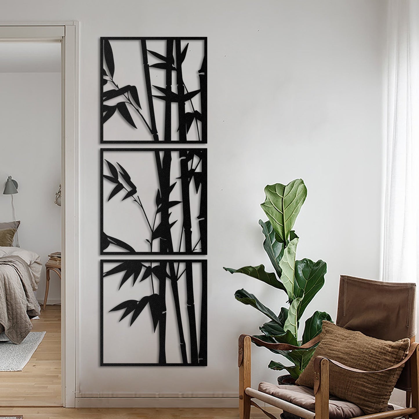 Metalna zidna dekoracija Bamboo - APT041LS