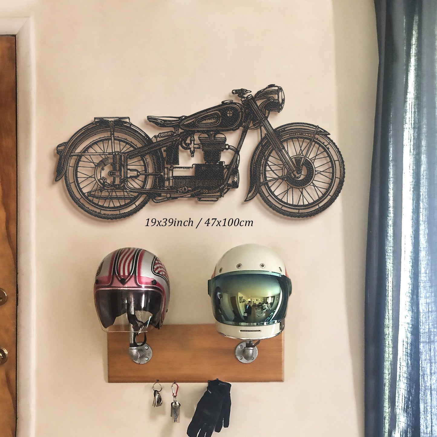 Metalna zidna dekoracija Cafe Racer - APT222LS