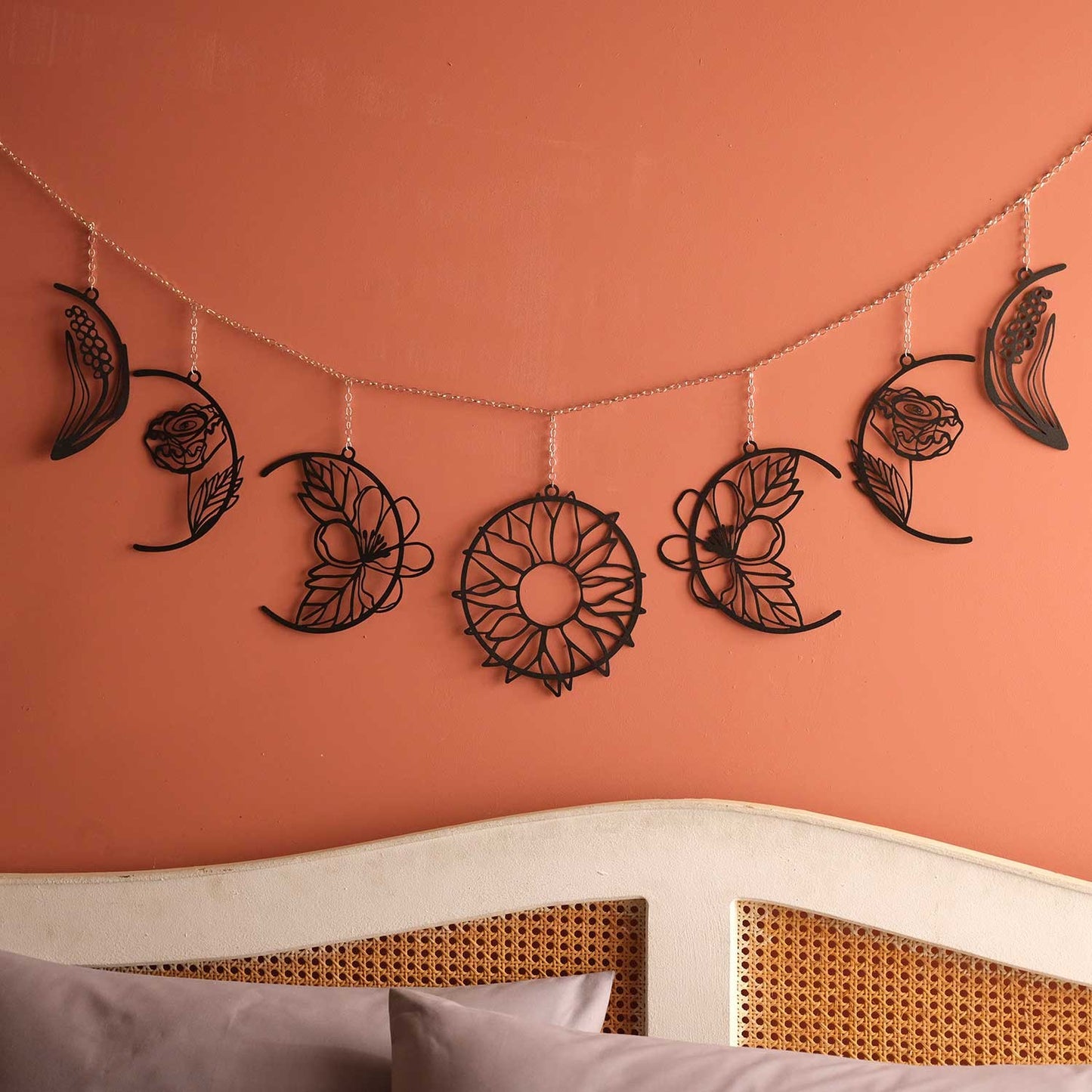 Metalna zidna dekoracija Moon Phases - APT534MS