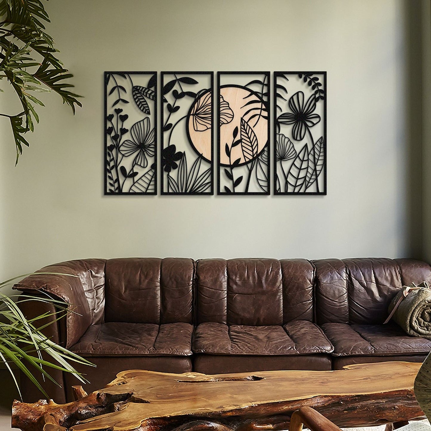 Metalna zidna dekoracija Ginkgo Wood - APT601MS