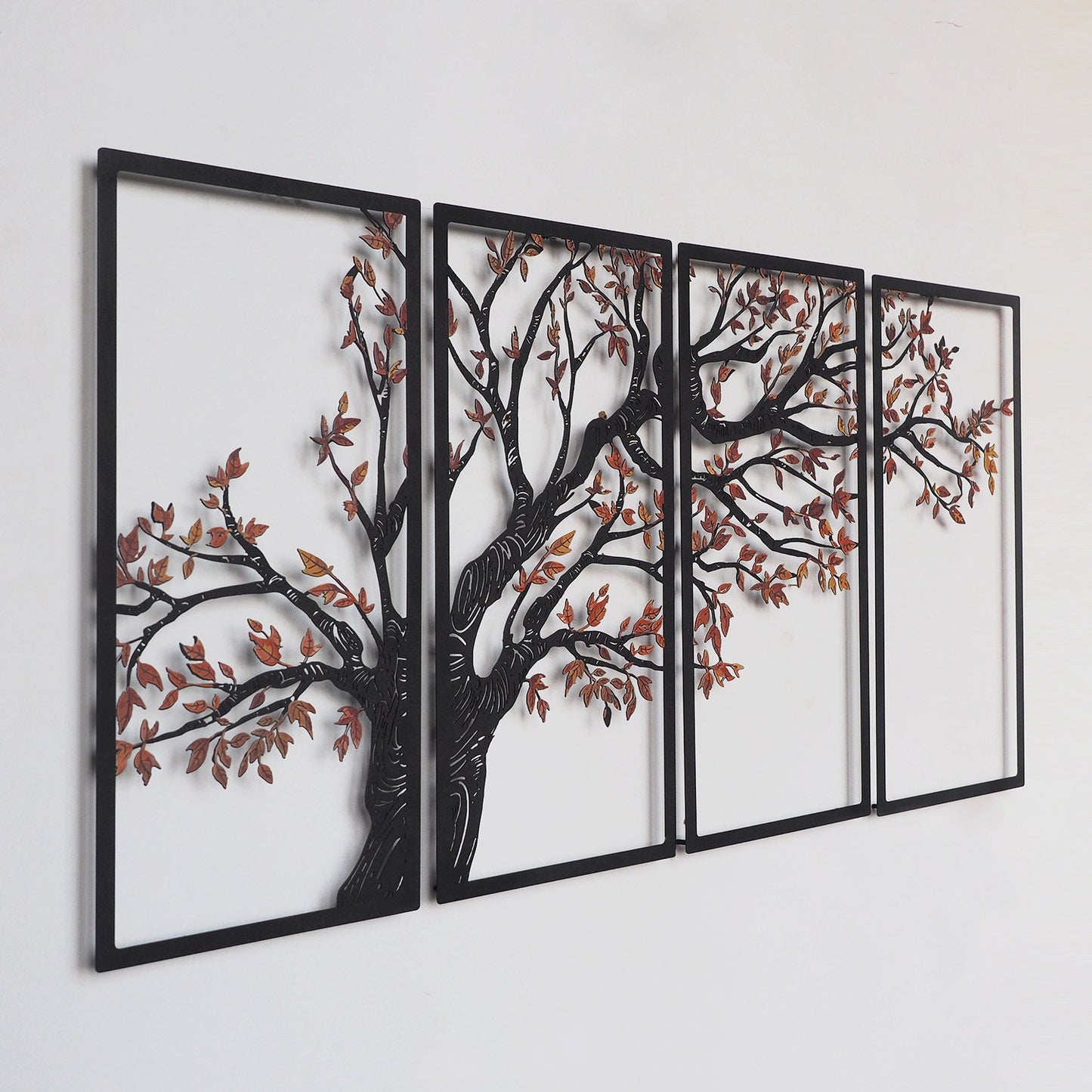 Metalna zidna dekoracija Autumn Vibes Set of 4- APT740 S
