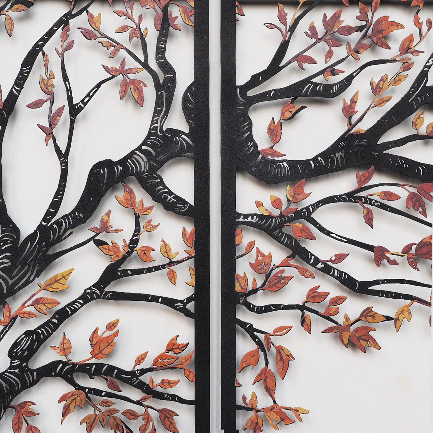 Metalna zidna dekoracija Autumn Vibes Set of 4- APT740 S