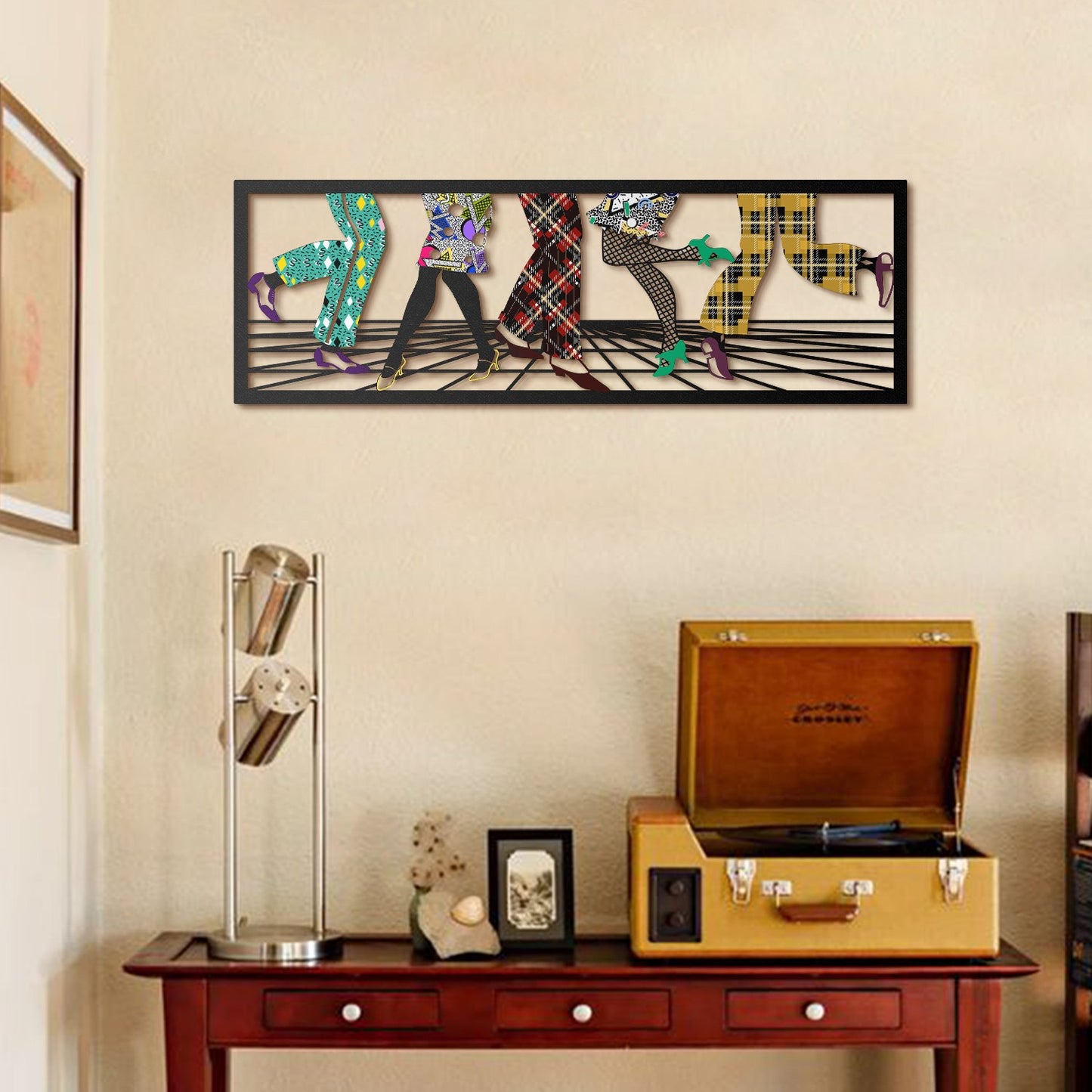 Metalna zidna dekoracija Let's Dance Metal Wall Art - APT005