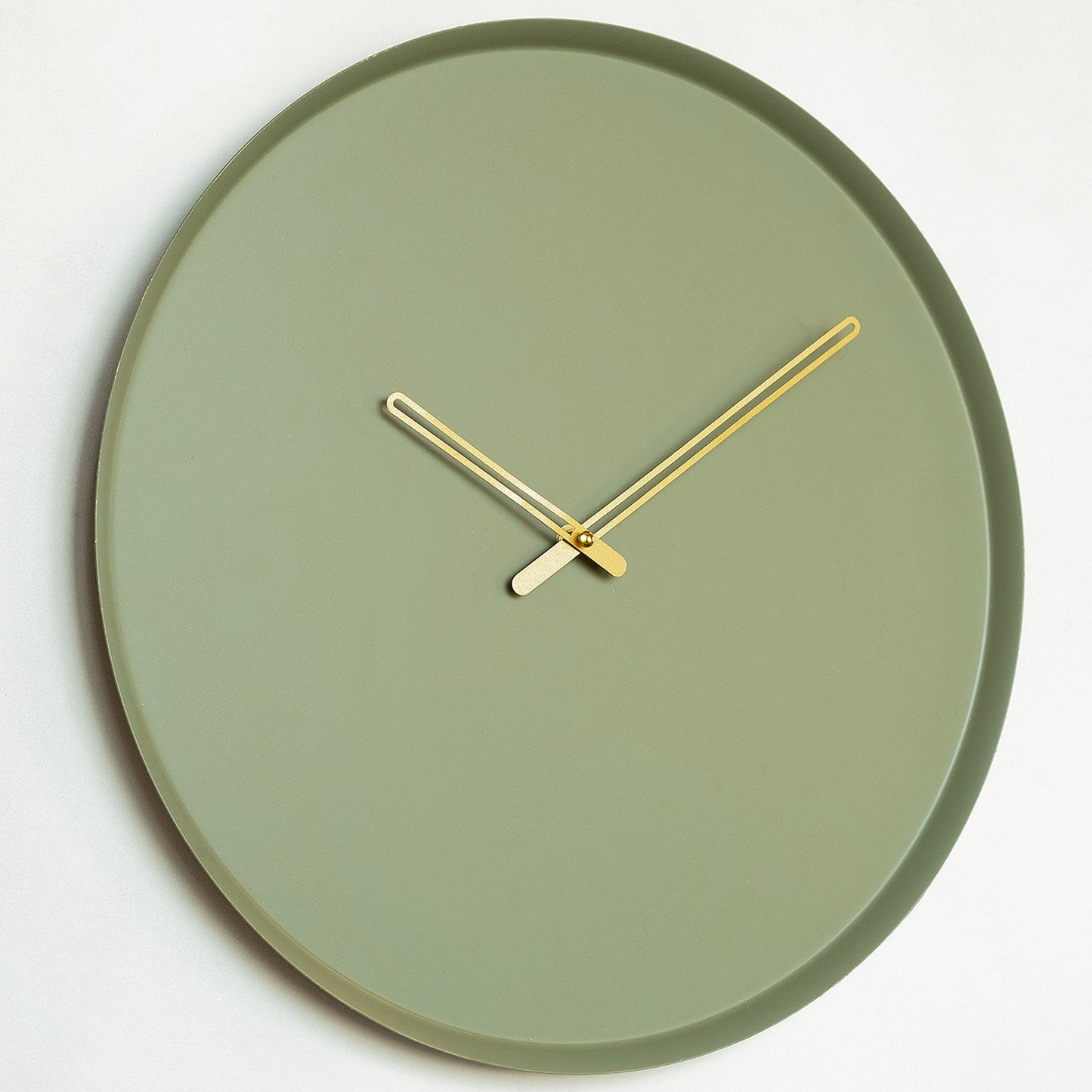 Ukrasni metalni zidni sat Earthy Metal Wall Clock - APS111 - zeleno