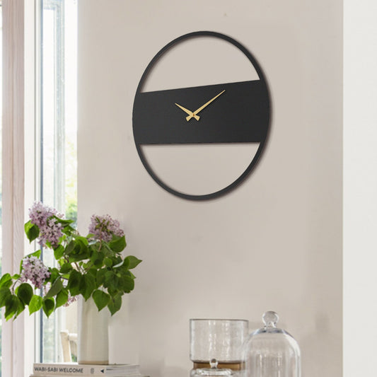 Ukrasni metalni zidni sat Stripe Metal Wall Clock - APS103