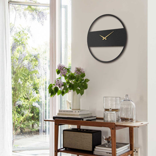 Ukrasni metalni zidni sat Stripe Metal Wall Clock - APS103