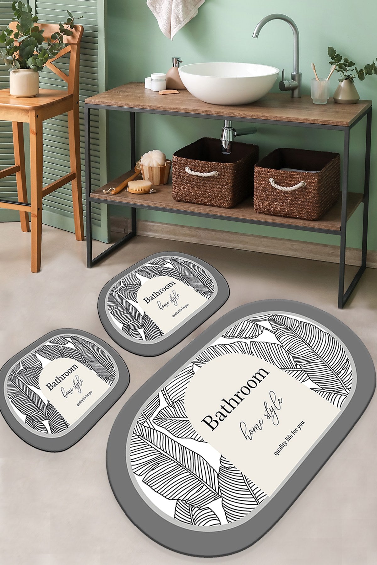 Set kupaonskih prostirki (3 komada) Earth Surface
