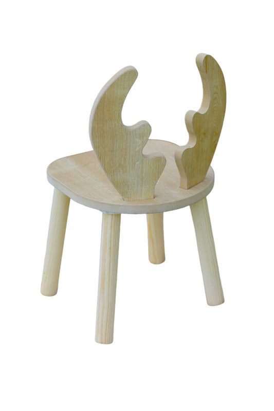 Dječja stolica DEER CHAIR, smeđa boja