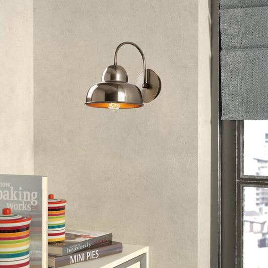 Zidna lampa BARCETSE VINTAGE, zlatna, metal, 20 x 27 cm, visina 24 cm, E27 40 W, Berceste - 180VINTAGE-A