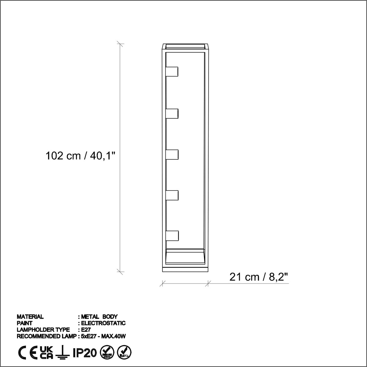 Podna lampa REYNA