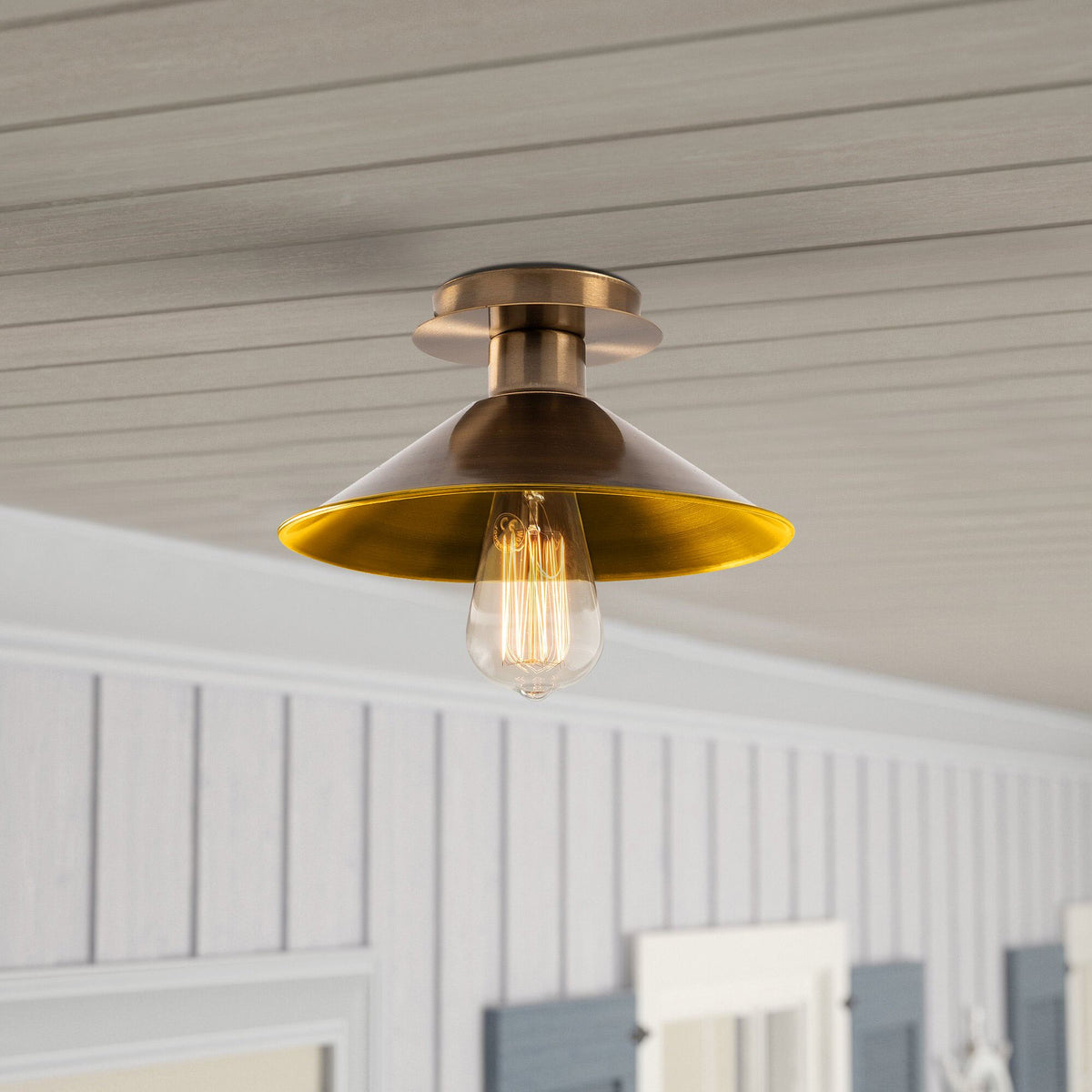 Stropna lampa BERCESTE VINTAGE metalna crna, 24 *12 cm, e27 40 W, Berceste - N-662