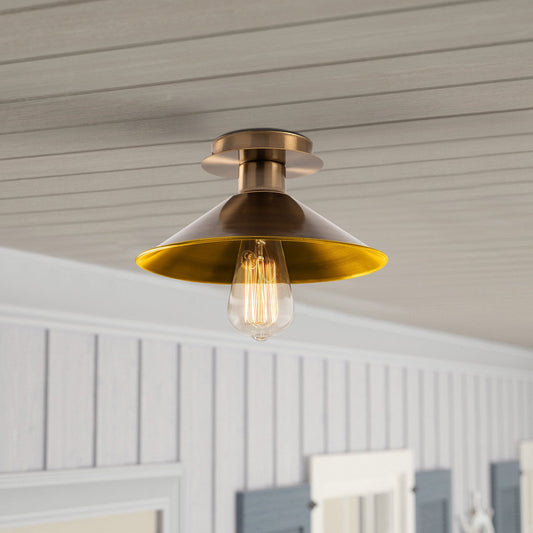 Stropna lampa BERCESTE  VINTAGE metalna crna, 24 *12 cm, e27 40 W, Berceste - N-662