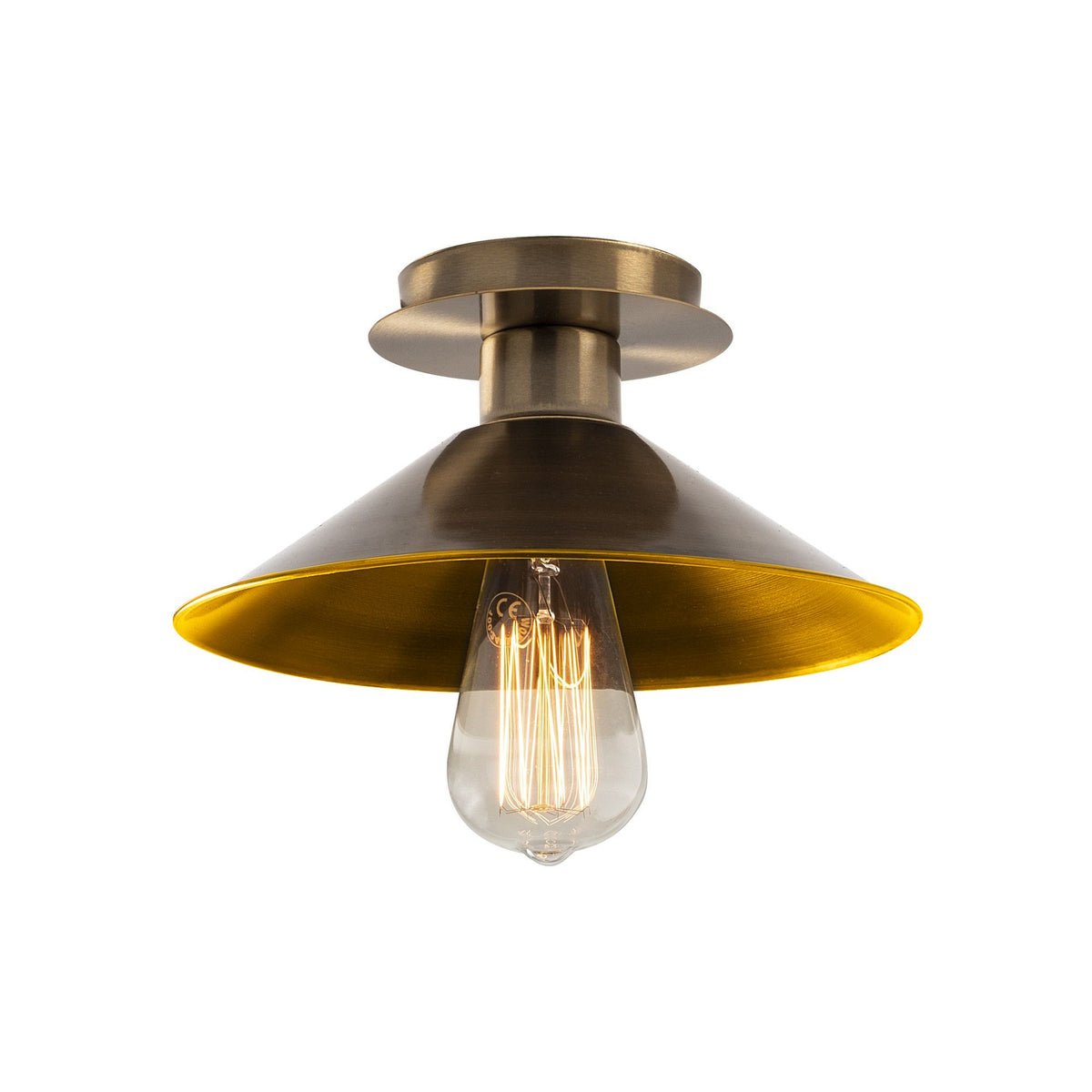 Stropna lampa BERCESTE VINTAGE metalna crna, 24 *12 cm, e27 40 W, Berceste - N-662