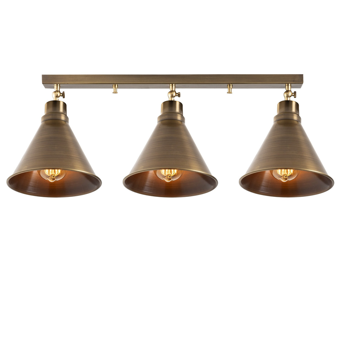 Stropna lampa VINTAGE, metalna 72 x 20 cm, visina 26 cm, E27 40 W, Berceste - N-678
