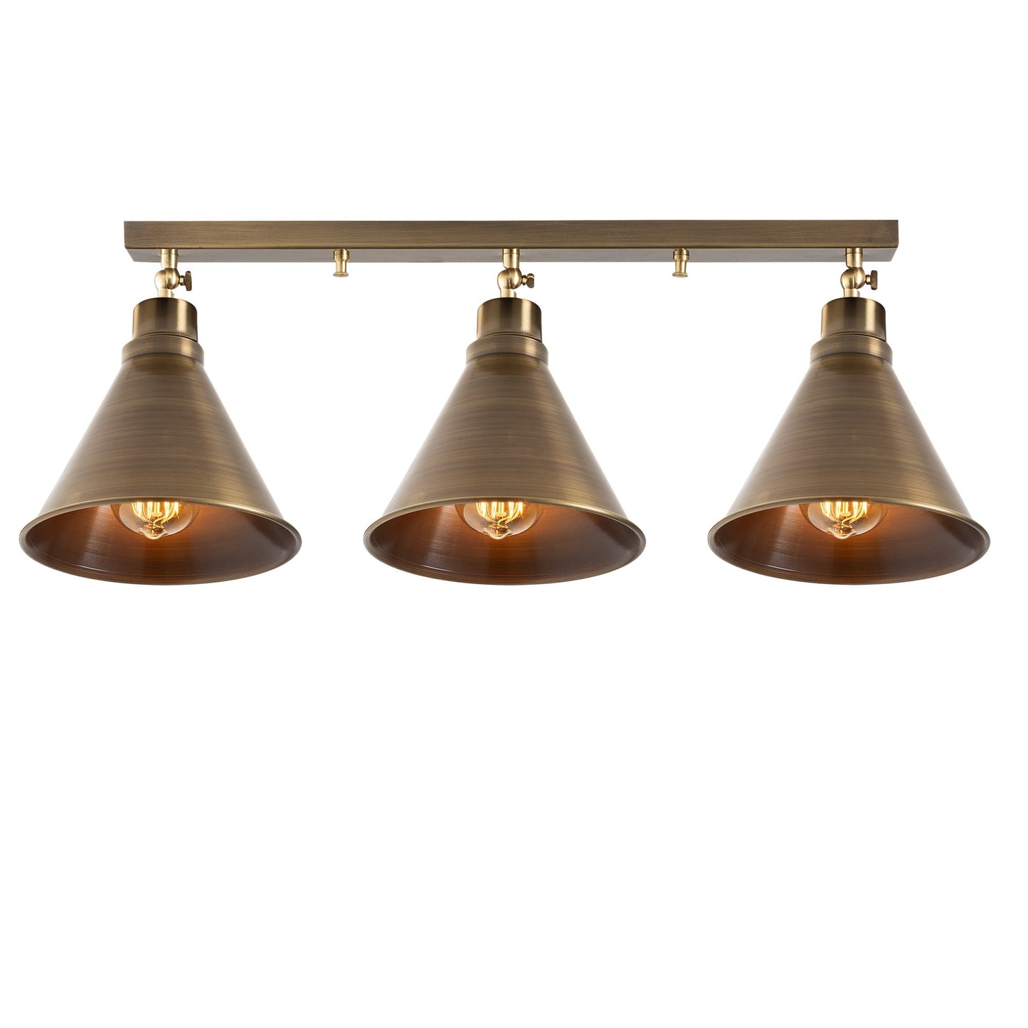 Stropna lampa VINTAGE, metalna 72 x 20 cm, visina 26 cm, E27 40 W, Berceste - N-678