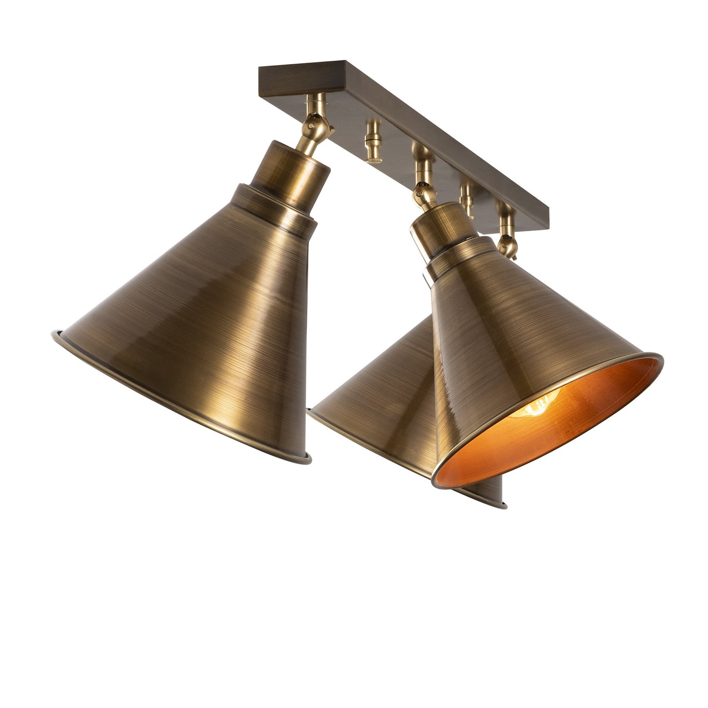 Stropna lampa VINTAGE, metalna 72 x 20 cm, visina 26 cm, E27 40 W, Berceste - N-678