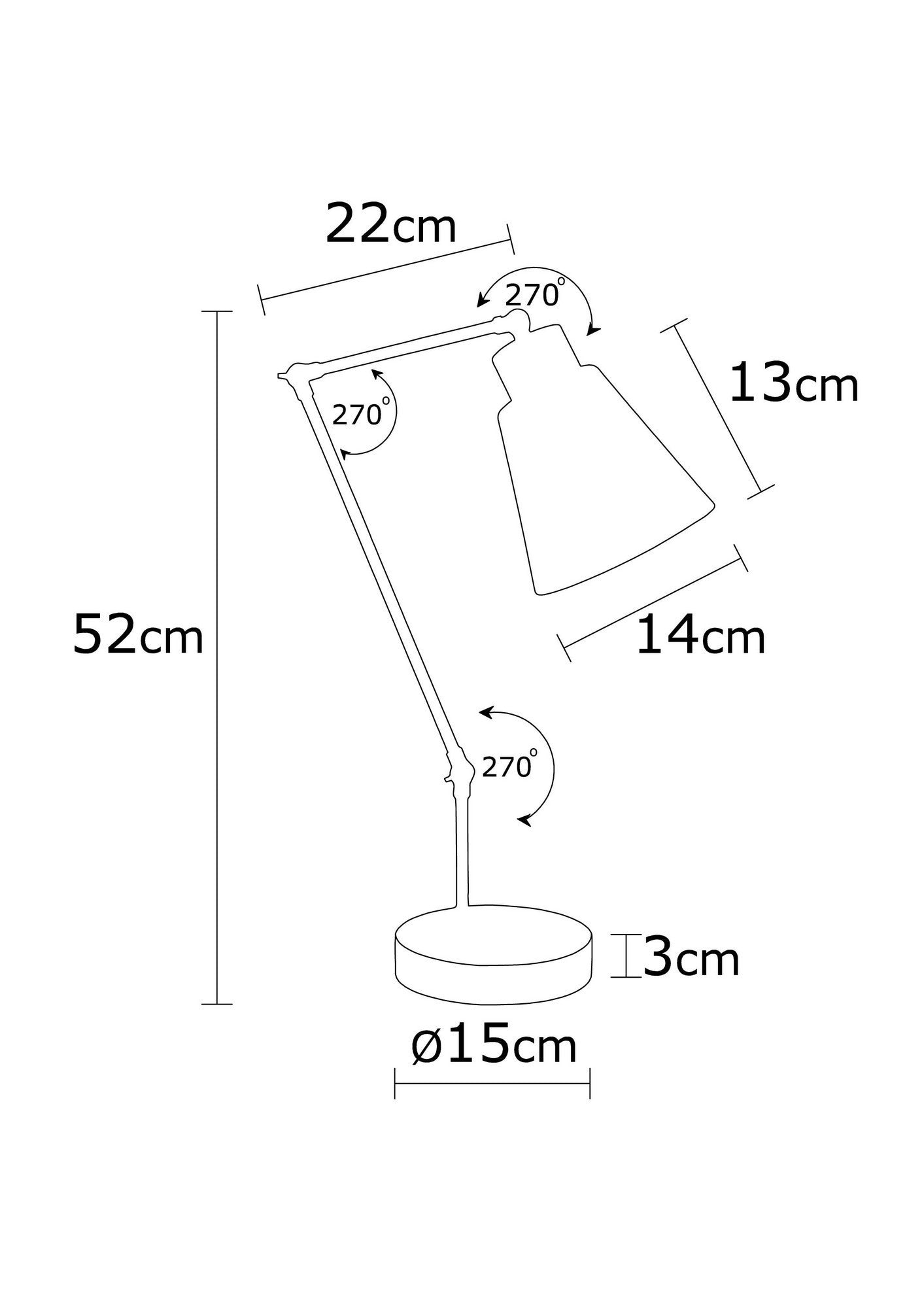 Stolna lampa, 525NOR2112