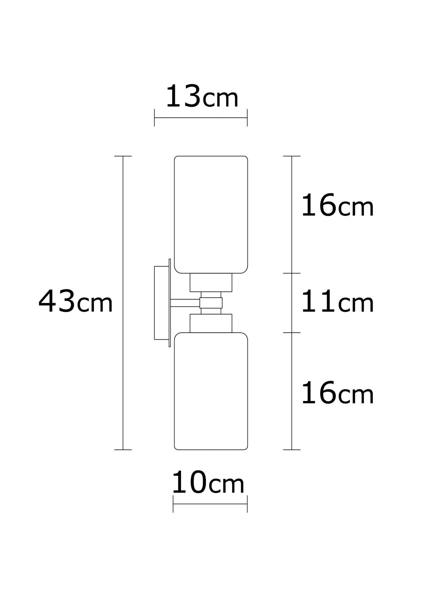 Zidna lampa, 525NOR3122