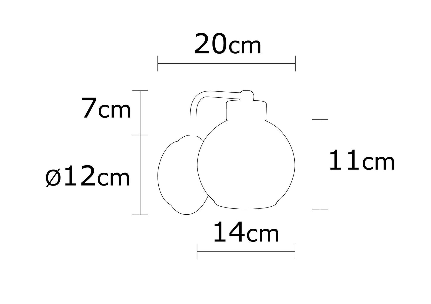 Zidna lampa, 525NOR3124