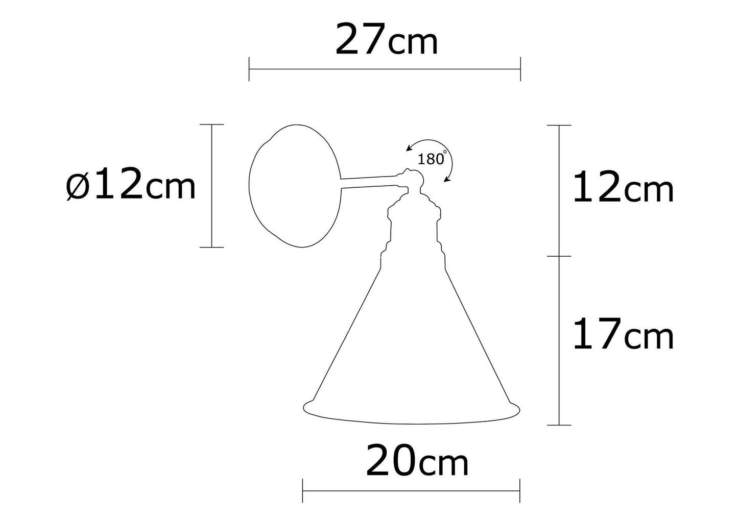 Zidna lampa, 525NOR3155