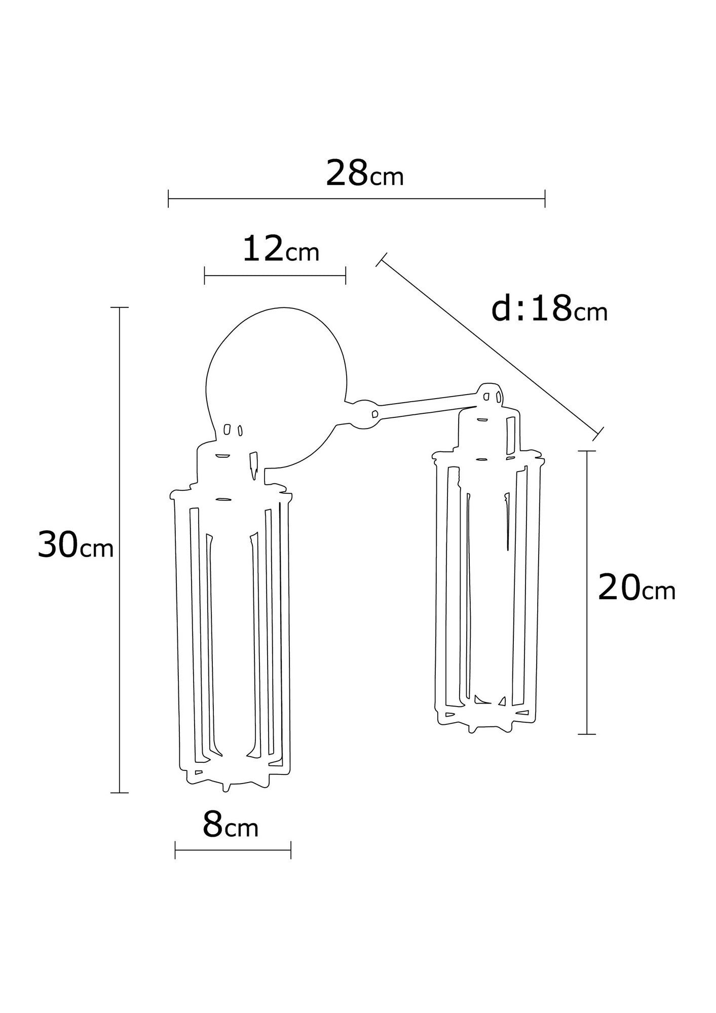 Zidna lampa, 525NOR3170