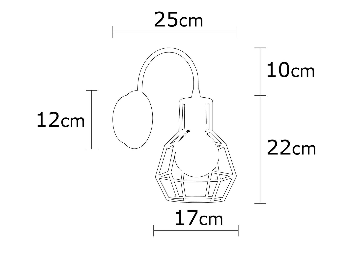 Zidna lampa, 525NOR3180