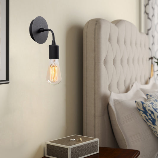 Zidna lampa HARPUT crna, metal, promjer 12 cm, visina 20 cm, E27 40 W, Harput - N-1322