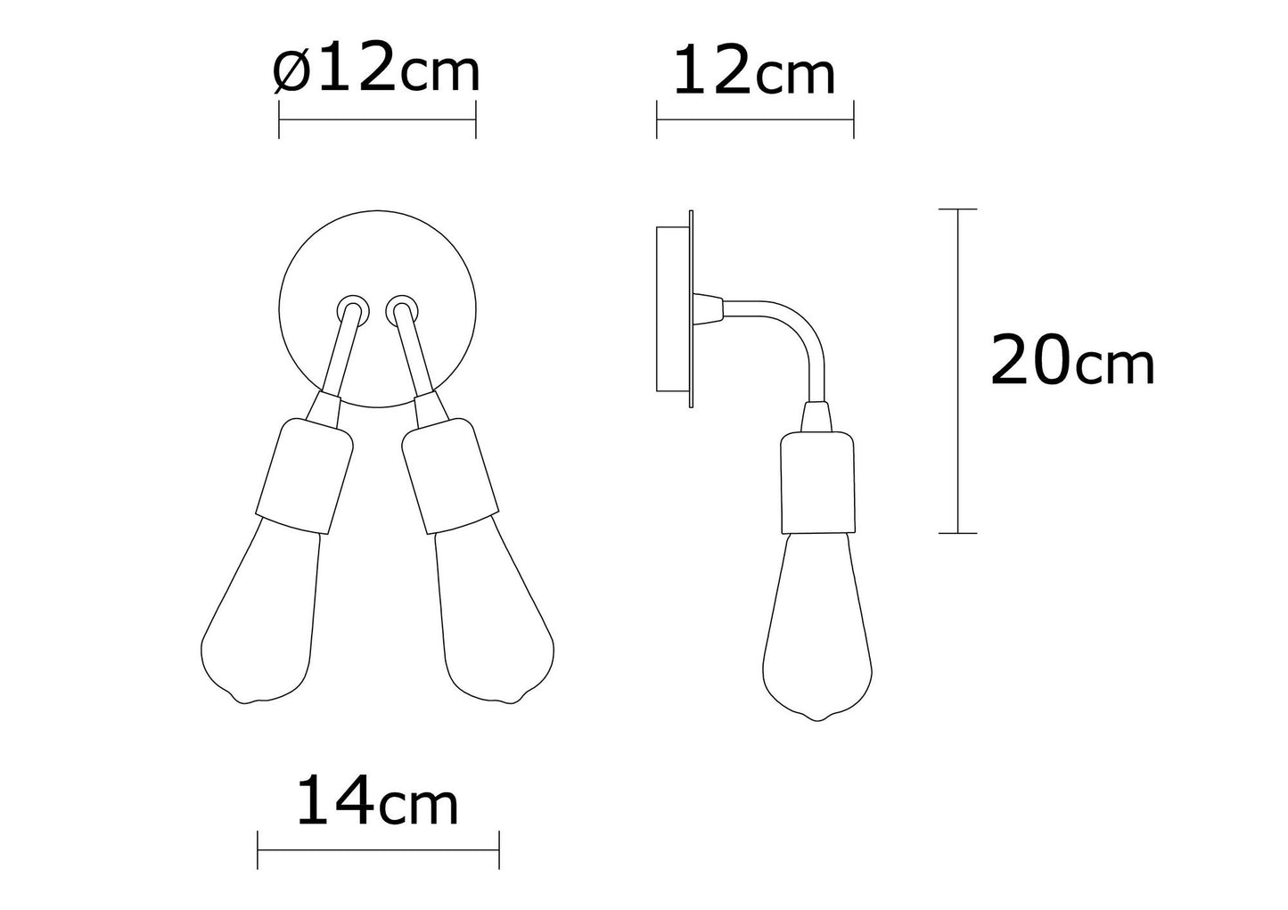 Zidna lampa, 525NOR3192