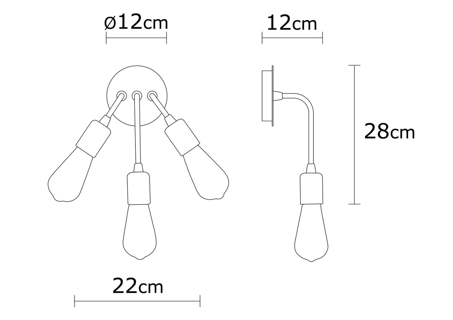 Zidna lampa, 525NOR3202