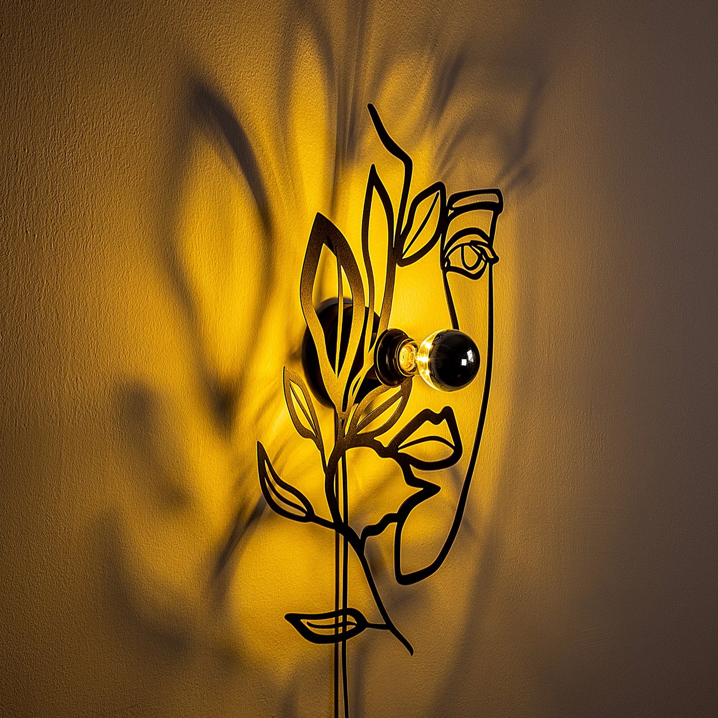 Zidna svjetiljka, Flower Faced