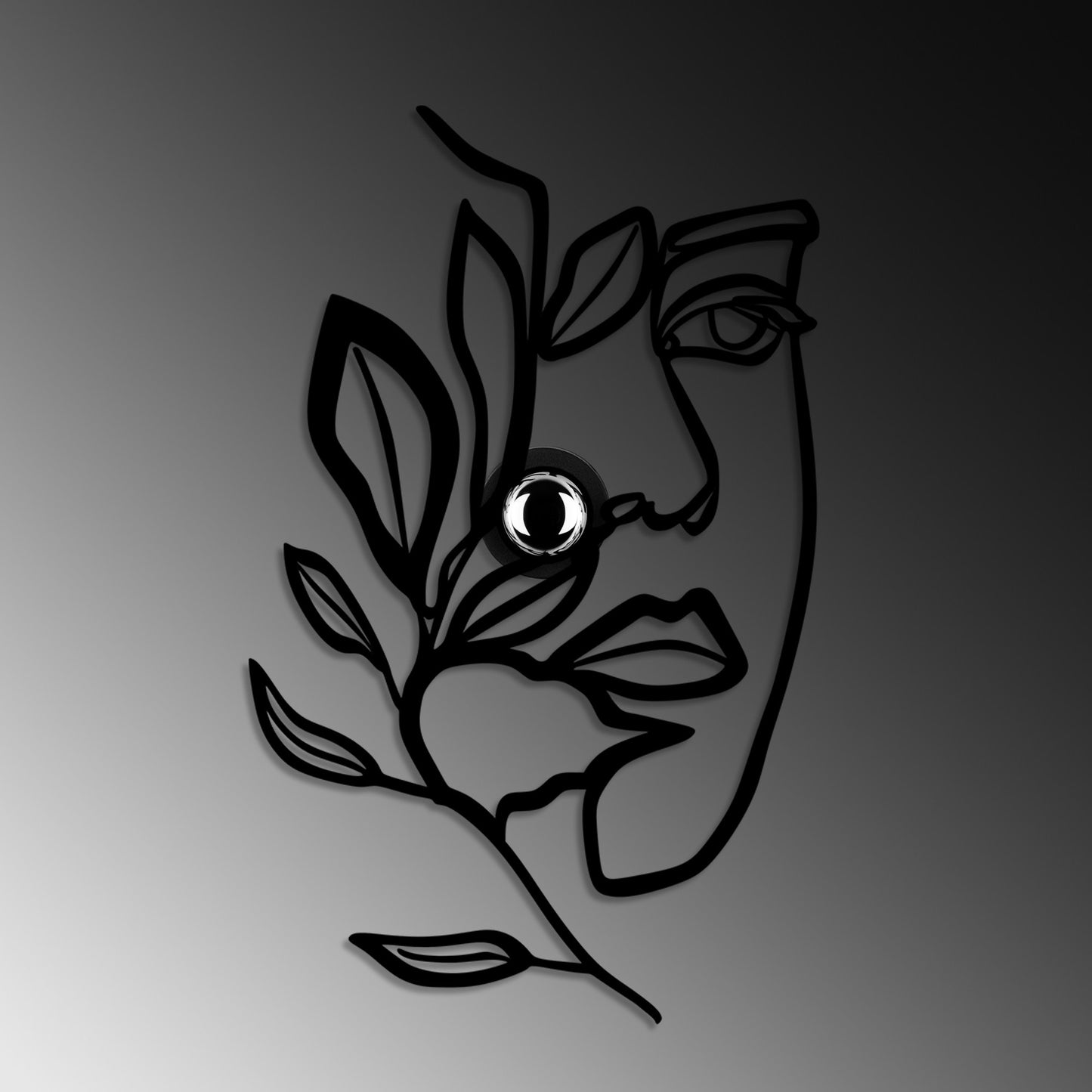 Zidna svjetiljka, Flower Faced