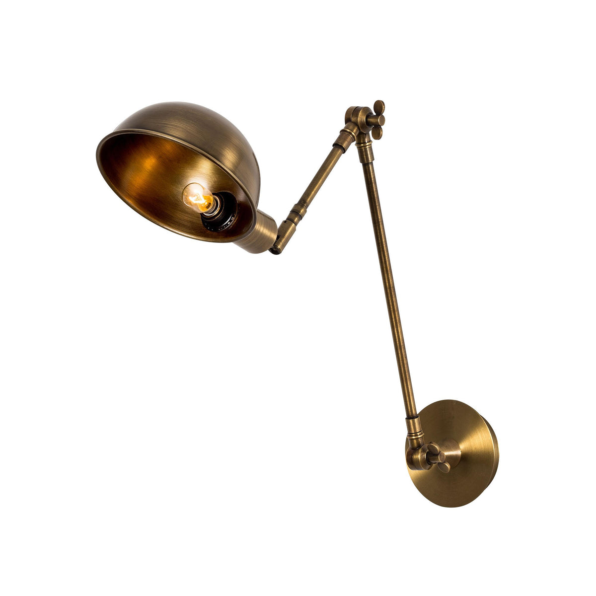 Zidna lampa LAMP metalna vintage, 15 x 30 x 50 cm, E27 40 W, Sivani - MR-657