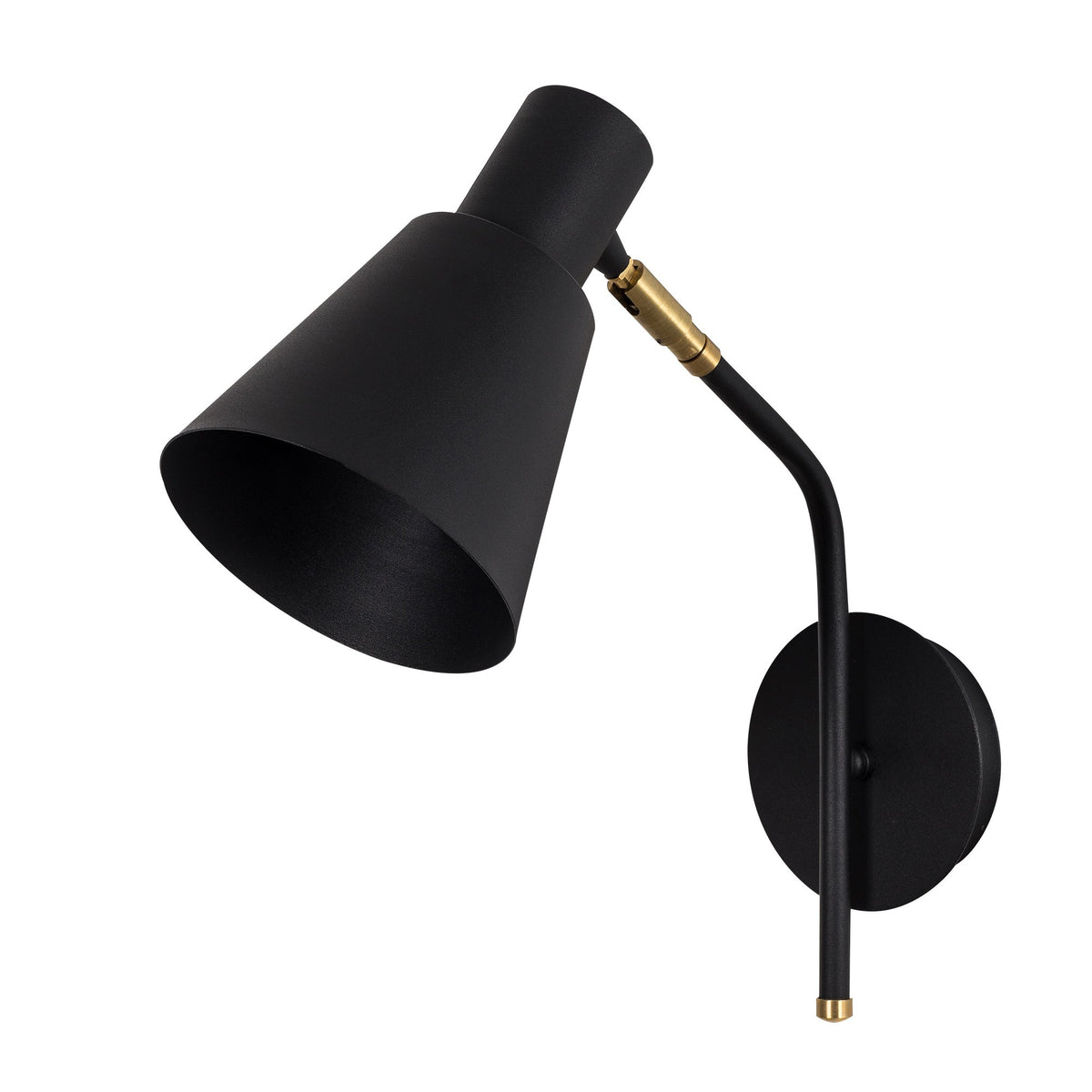 Zidna lampa SIVANI CRNA, metalna 14 x 36 x 40 cm, E27 W41, Sivani - MR-664